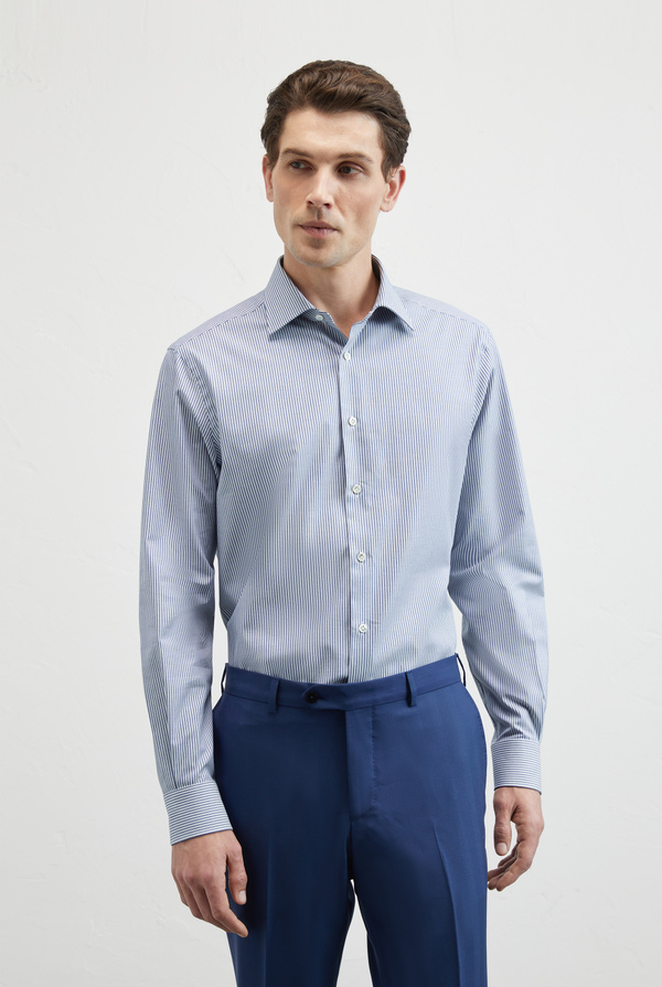 Pure cotton shirt Milano collar - Pal Zileri shop online