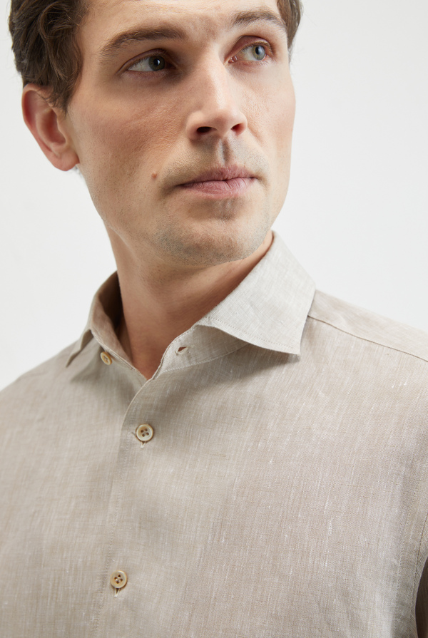 Linen shirt Palermo collar - Pal Zileri shop online