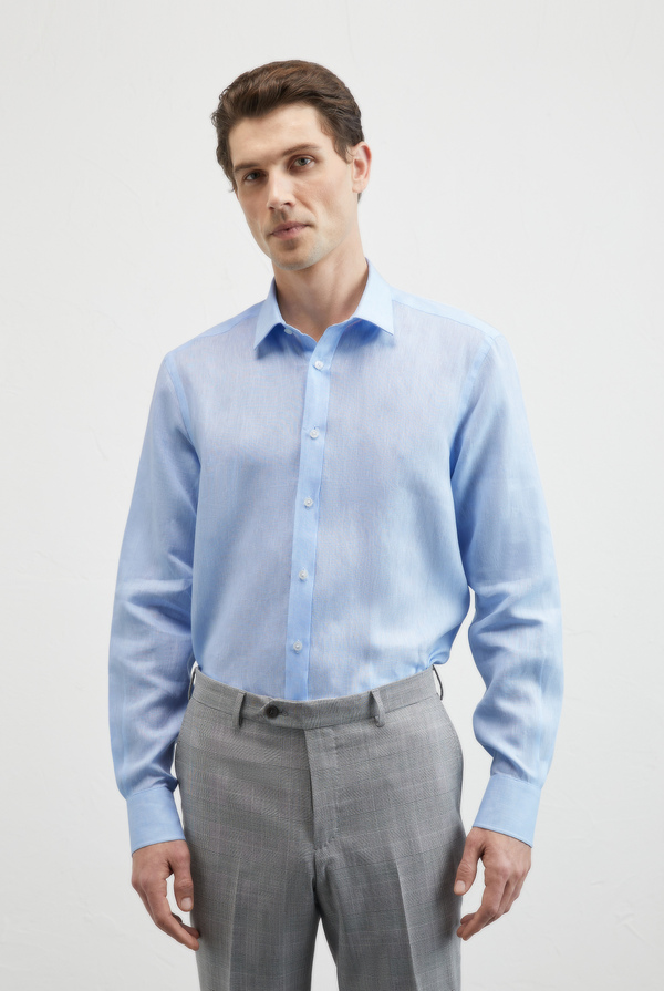 Linen shirt Bologna collar - Pal Zileri shop online