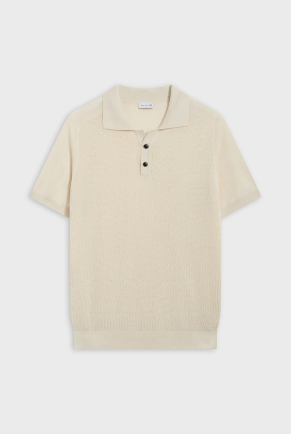 Polo in maglia con maniche raglan in seta e cotone - Pal Zileri shop online
