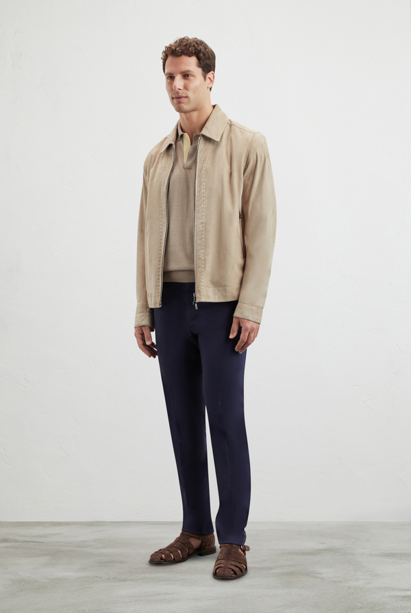 Knitted polo in silk and linen - Pal Zileri shop online