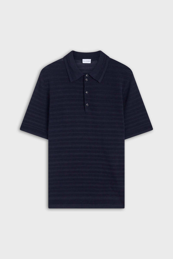 Knitted polo in cotton silk and lyocell - Pal Zileri shop online
