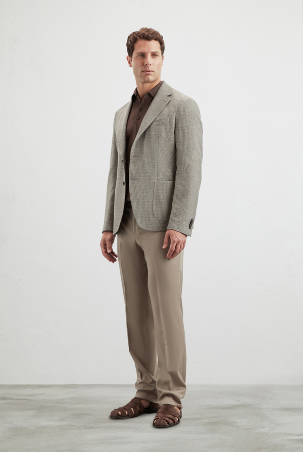 Knitted polo in silk and cotton - Pal Zileri shop online