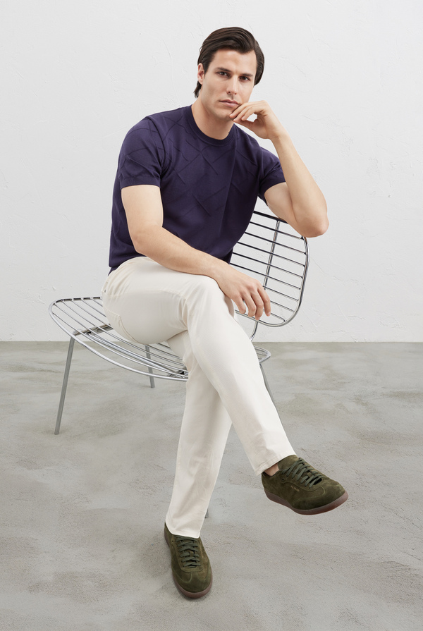Crewneck in pure cotton - Pal Zileri shop online