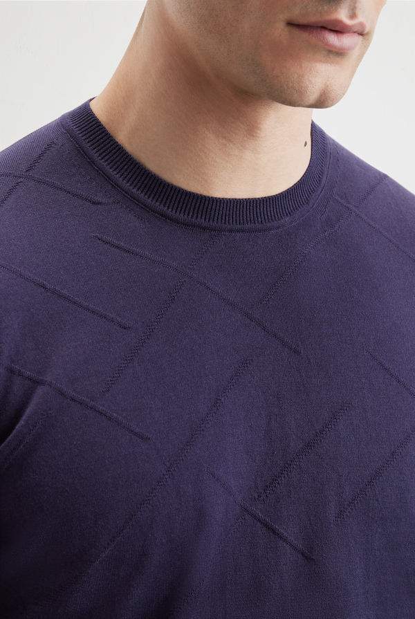 Crewneck in pure cotton - Pal Zileri shop online