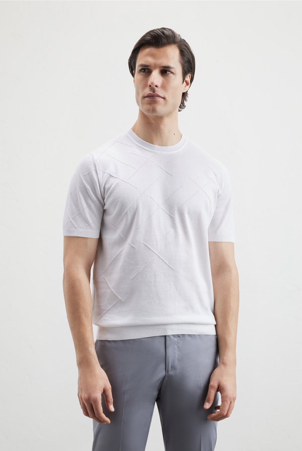 Crewneck in pure cotton - Pal Zileri shop online