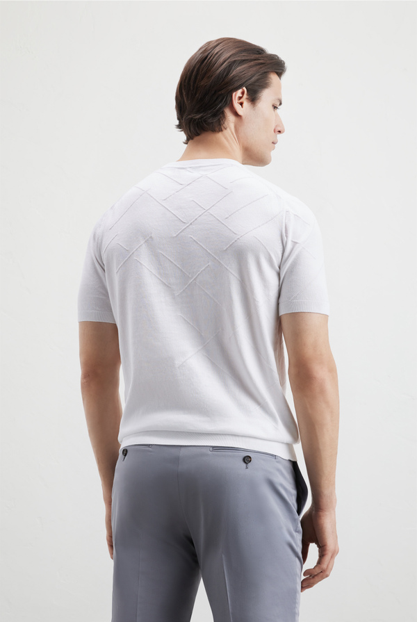 Crewneck in pure cotton - Pal Zileri shop online