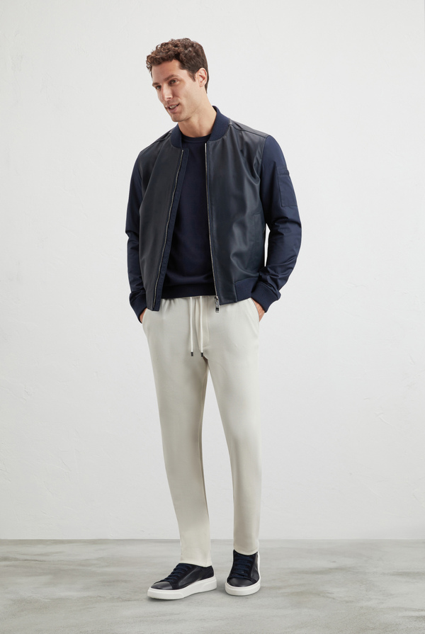 Creweneck in silk and cotton - Pal Zileri shop online