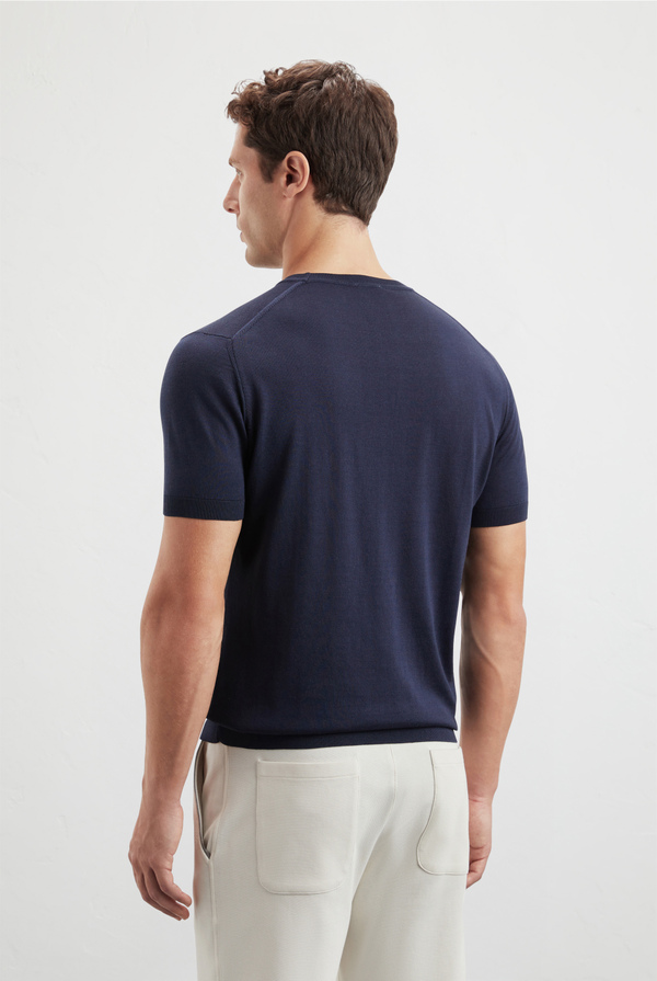Creweneck in silk and cotton - Pal Zileri shop online