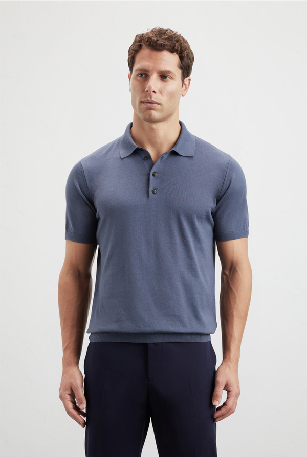 Polo in maglia in puro cotone - Pal Zileri shop online