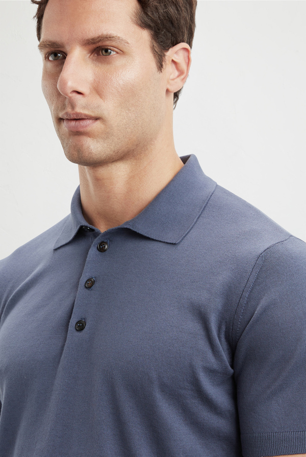 Polo in maglia in puro cotone - Pal Zileri shop online