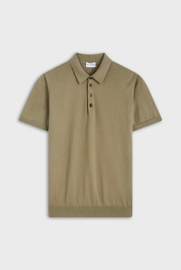Knitted short sleeves polo in pure cotton - Pal Zileri shop online