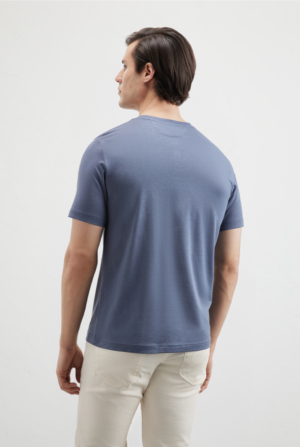 Tshirt in cotton and lyocell - Pal Zileri shop online