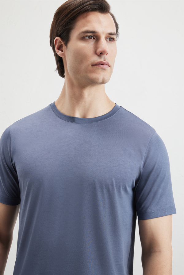 Tshirt in cotton and lyocell - Pal Zileri shop online