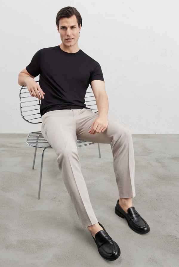 Tshirt in cotton and lyocell - Pal Zileri shop online