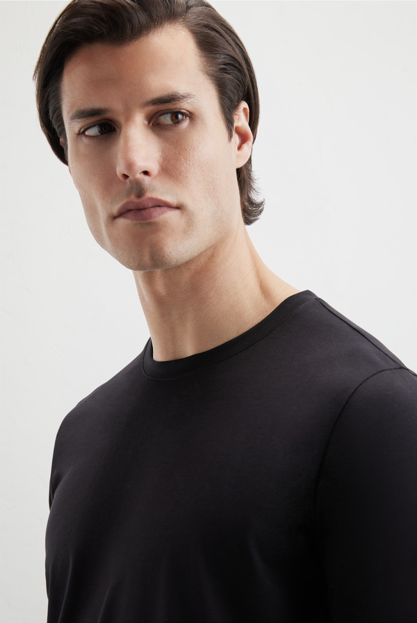 Tshirt in cotton and lyocell - Pal Zileri shop online