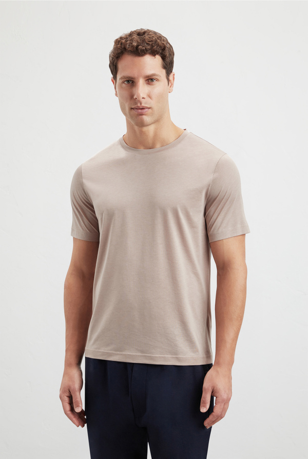 Tshirt in cotton and lyocell - Pal Zileri shop online