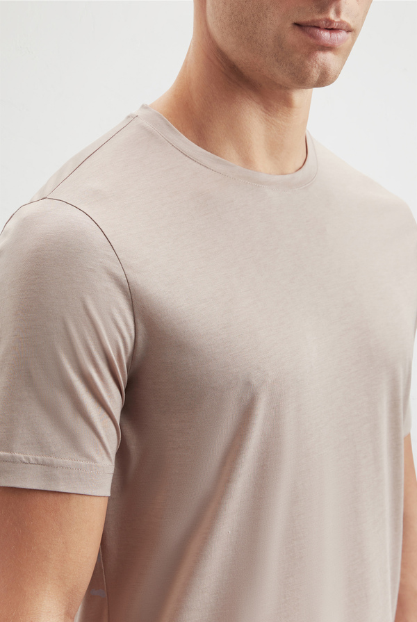 Tshirt in cotton and lyocell - Pal Zileri shop online