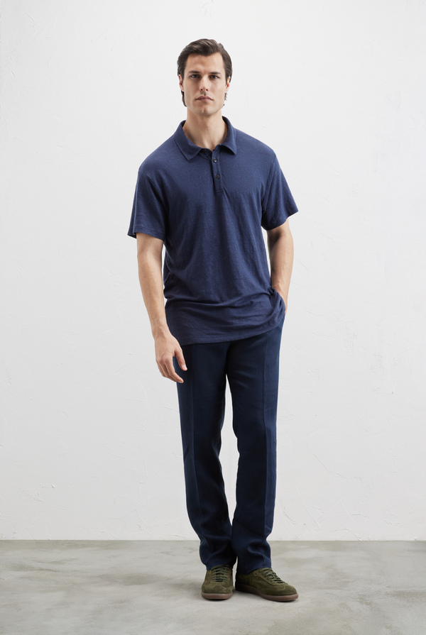 Jersey linen polo - Pal Zileri shop online