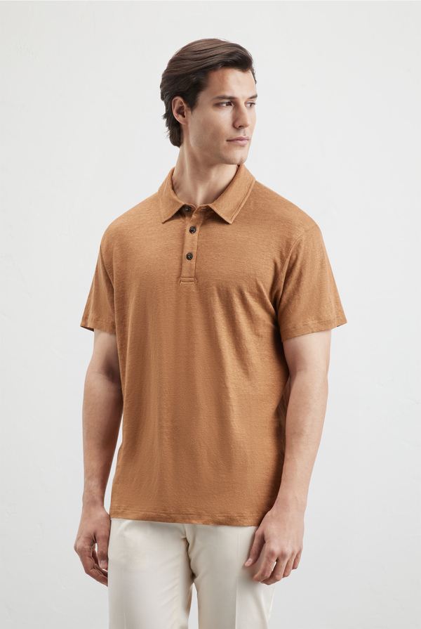 Jersey linen polo - Pal Zileri shop online