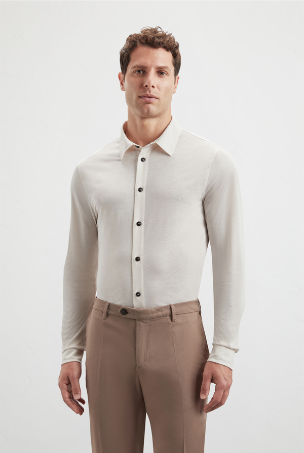 Cotton and lyocell shirt - Pal Zileri shop online