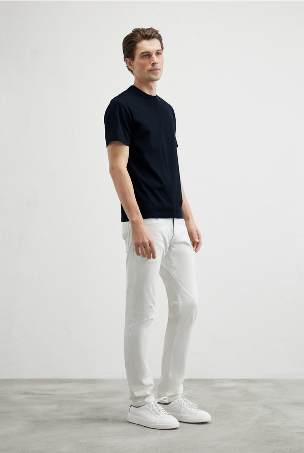 T-shirt in mercerized cotton - Pal Zileri shop online