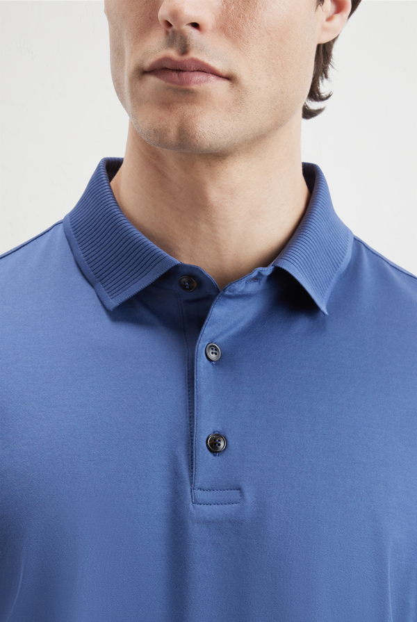 Jersey polo in mercerized cotton - Pal Zileri shop online