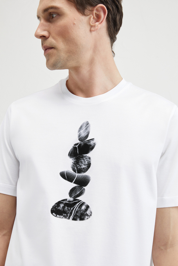 Printed cotton T-shirt - Pal Zileri shop online