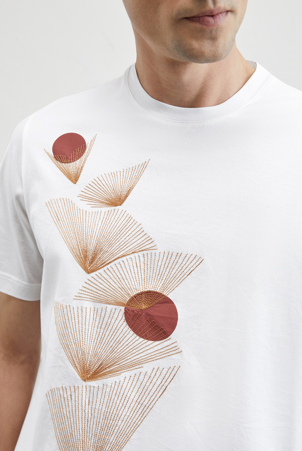 Printed cotton T-shirt - Pal Zileri shop online