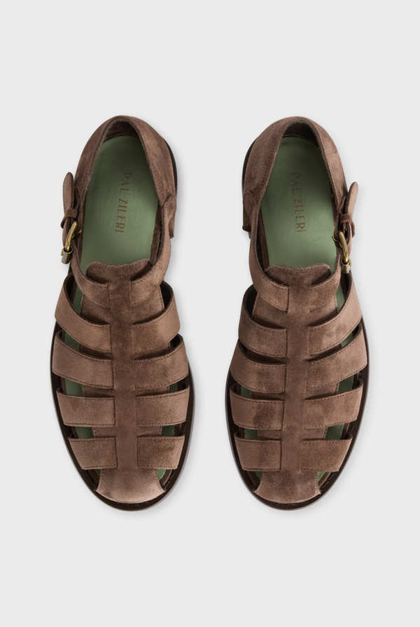 Fisherman sandals in suede - Pal Zileri shop online