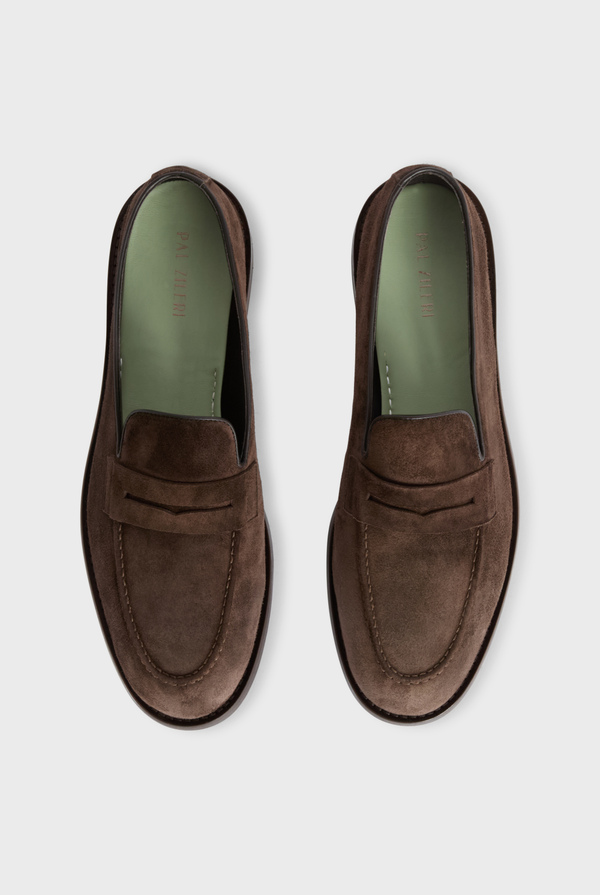Loafers in suede with leather sole - Pal Zileri shop online