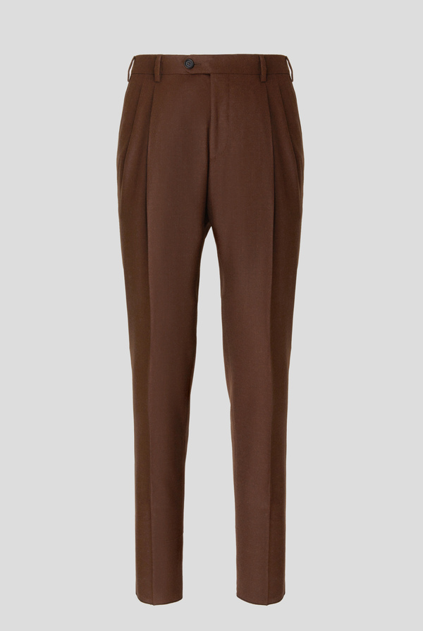 Pantalone doppia pinces in lana stretch - Pal Zileri shop online