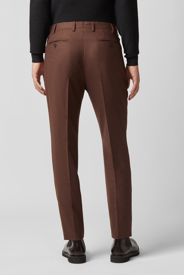 Double pleat trousers in stretch wool - Pal Zileri shop online
