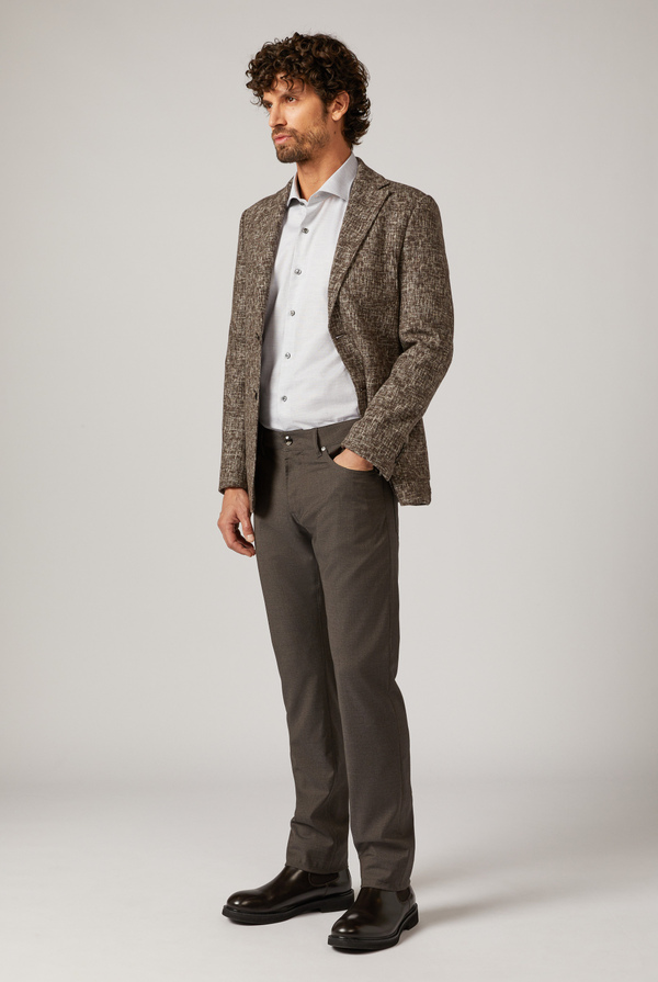 5 pockets trousers in stretch wool - Pal Zileri shop online