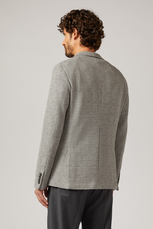 Brera blazer in jersey wool with Prince of Wales motif - Pal Zileri shop online