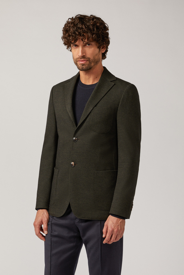 Effortless blazer in jersey wool and cotton - Pal Zileri shop online