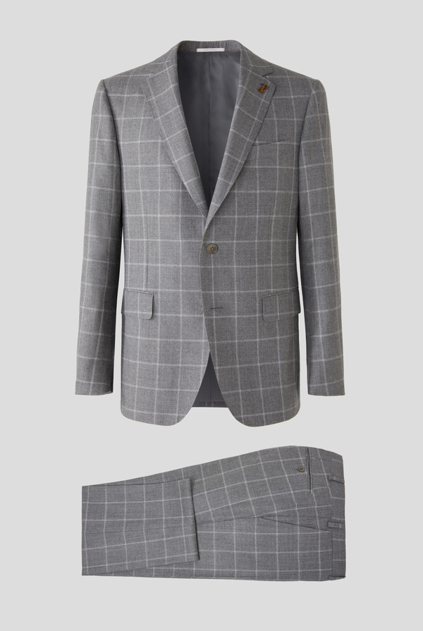 Vicenza 2 pieces suit in wool and cashmere with check motif - Pal Zileri shop online