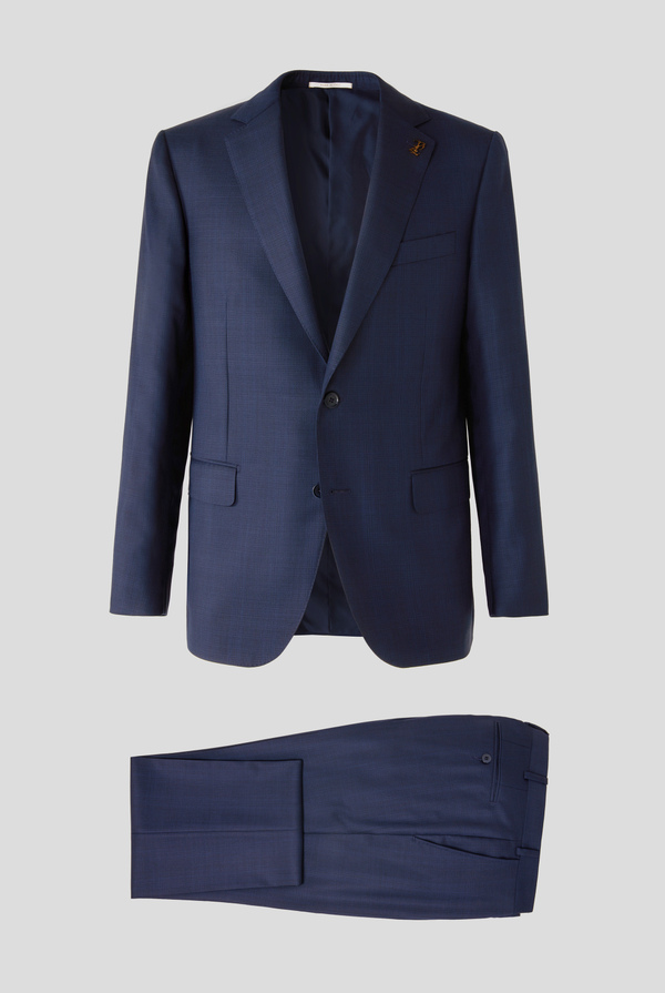 Vicenza 2 pieces suit in wool with micro chck motif - Pal Zileri shop online