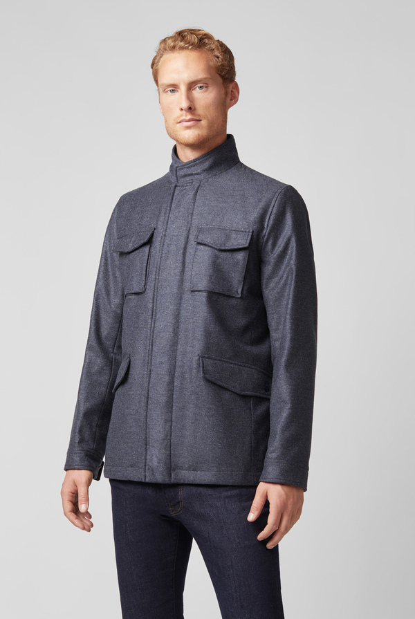 Field jacket in waterproof wool - Pal Zileri shop online