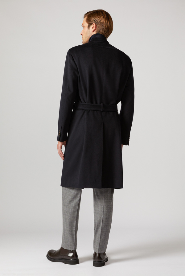 Double breasted coat with waist belt - Pal Zileri shop online