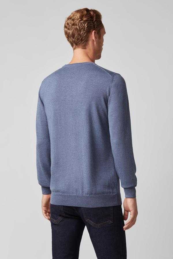 Maglia girocollo in lana ultra leggera - Pal Zileri shop online