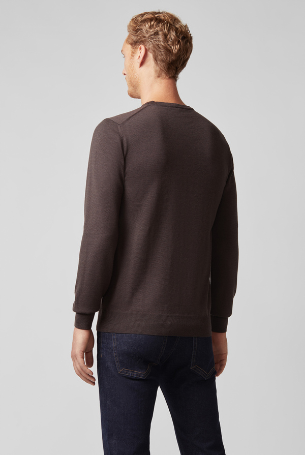 Maglia girocollo in lana ultra leggera - Pal Zileri shop online