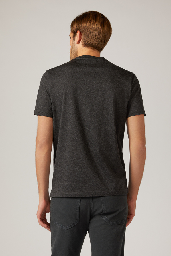 T-shirt in jersey di cotone mercerizzato con monogramma - Pal Zileri shop online