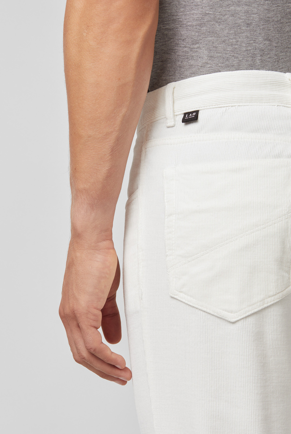 Pantalone 5 tasche in velluto mille righe - Pal Zileri shop online