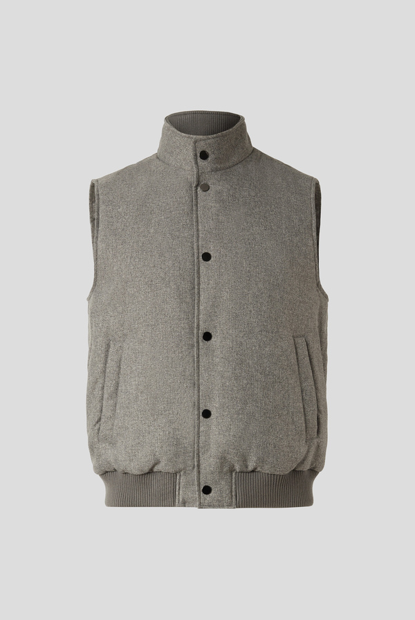 Quilted vest wool effect - Pal Zileri shop online