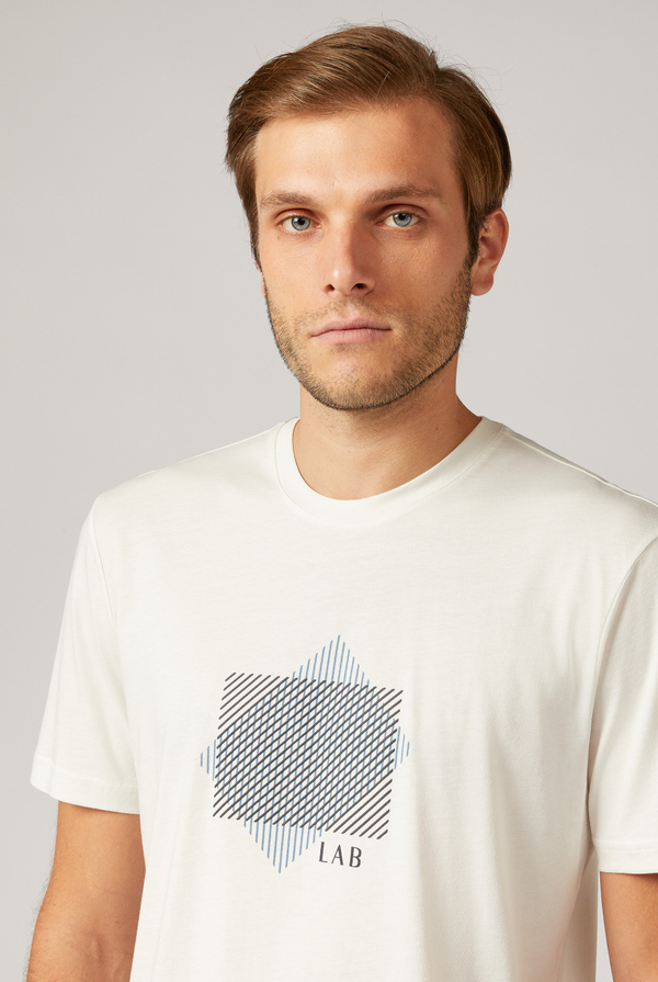 Geometrical printed t-shirt - Pal Zileri shop online