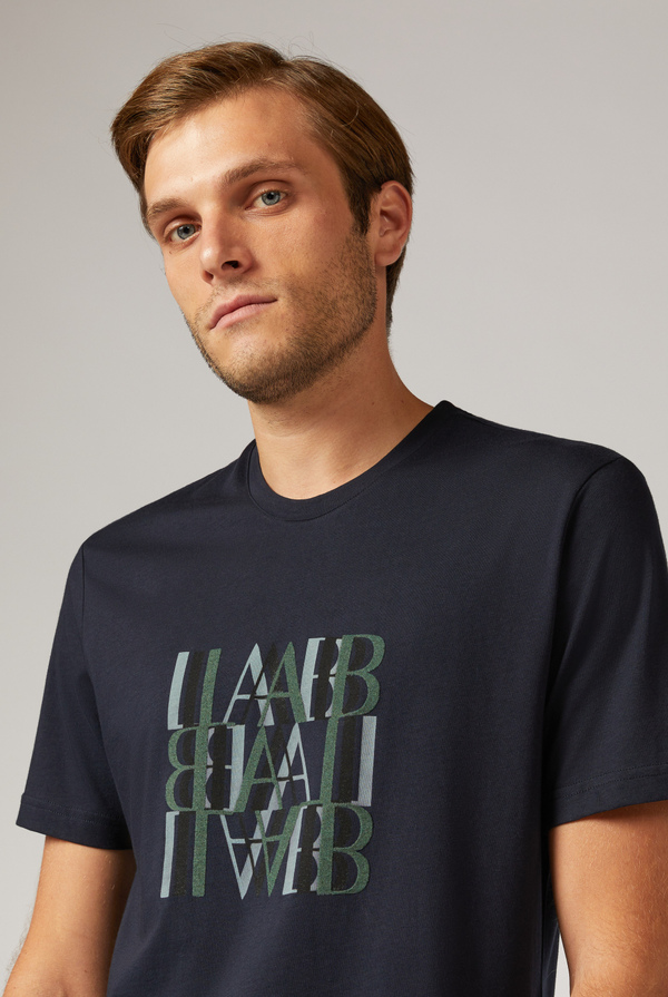 Multi-logo printed t-shirt - Pal Zileri shop online