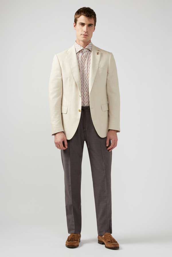 Drawstring wool trousers - Pal Zileri shop online