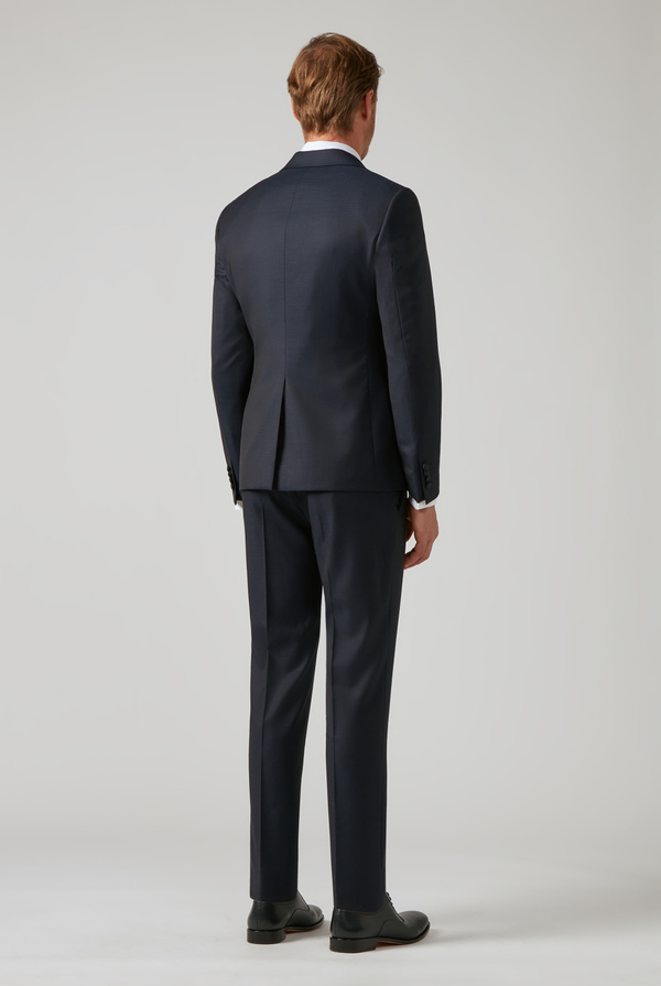 Tuxedo with satin details and micro jacquard effect - Pal Zileri shop online