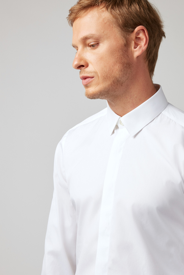 Cotton shirt with french cuff - Pal Zileri shop online